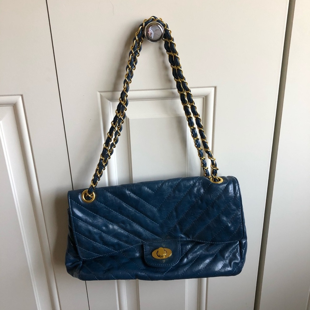 Blue purse